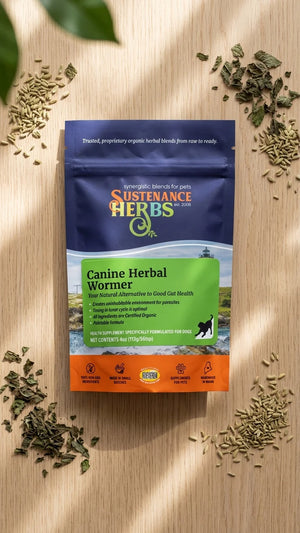 Canine Herbal Wormer – Natural Parasite Support for Dogs
