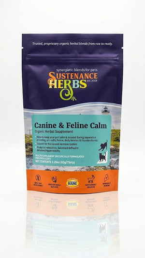 Canine & Feline Calm – Organic Anxiety Support for Dogs & Cats