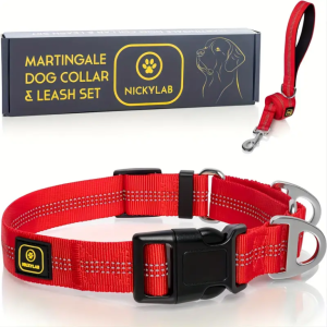 Martingale Dog Collar Red (more details)