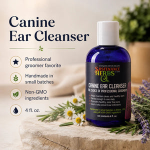 Canine Ear Cleanser – Soothing Herbal Ear Care for Dogs